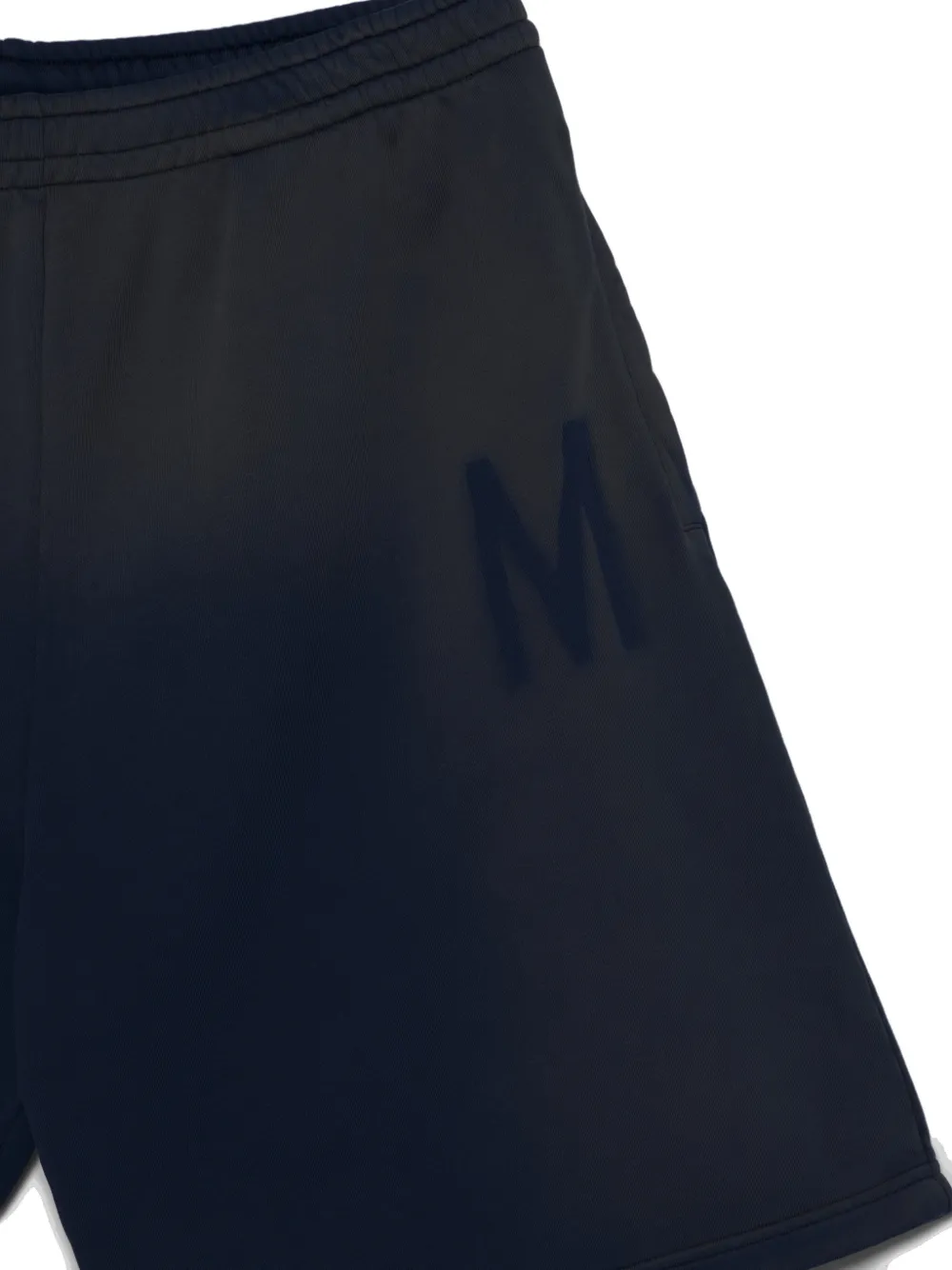 Moschino Shorts met elastische taille en zak Blauw