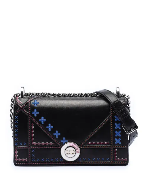 Christian Dior Pre-Owned 2016 Medium Calfskin Stitch Diorama Flap crossbody bag
