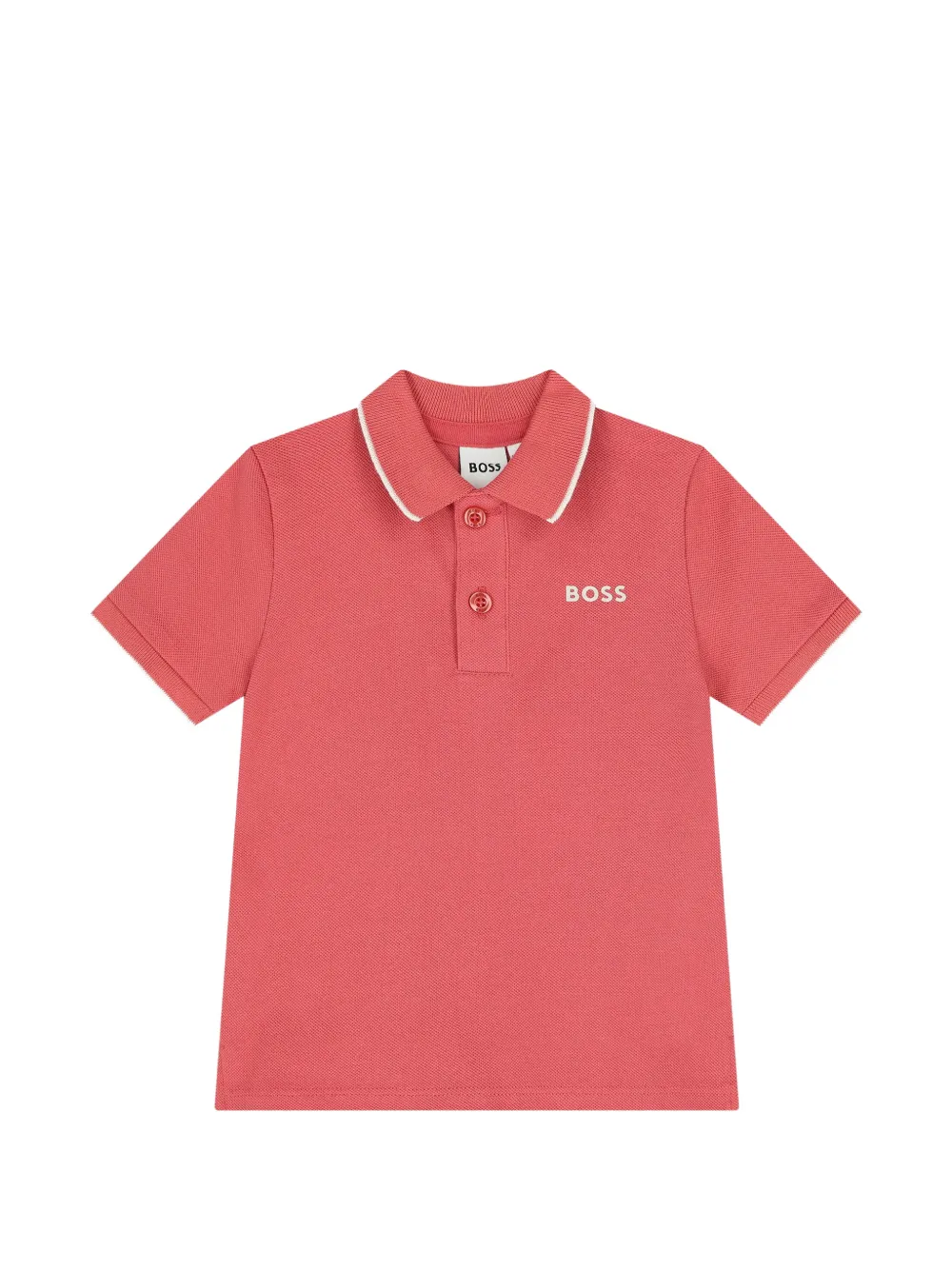 BOSS Kidswear short-sleeve polo shirt - Rosso