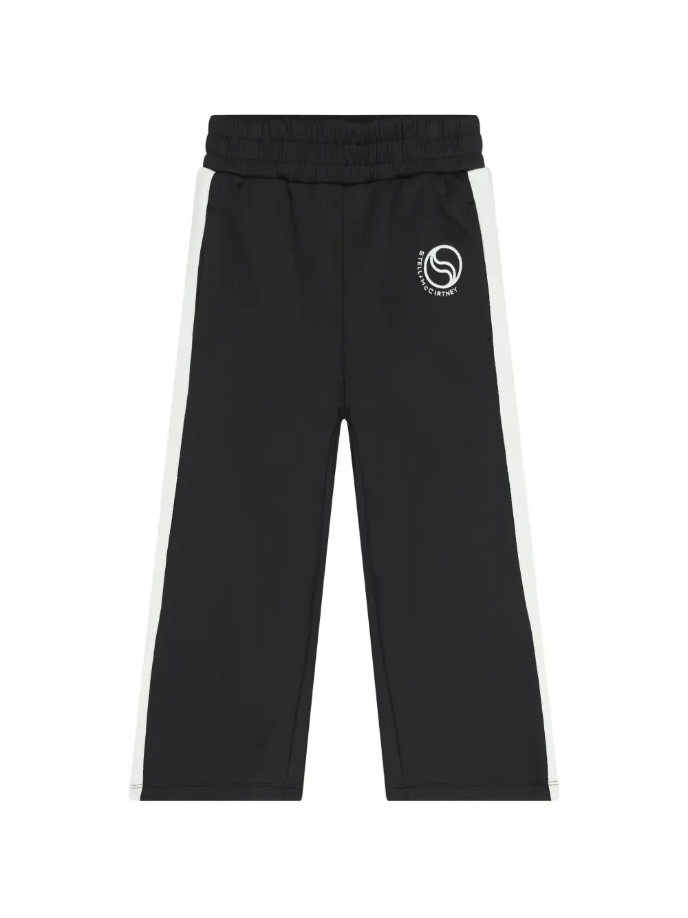 Stella McCartney Kids logo-detail side-stripe track pants - Nero