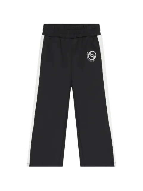 Stella McCartney Kids logo-detail side-stripe track pants