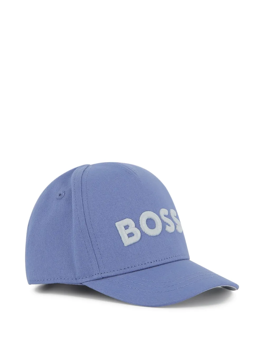 BOSS Kidswear logo-embroidered baseball cap - Blau