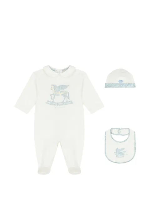 ETRO KIDS horse-motif babygrow set (set of three)