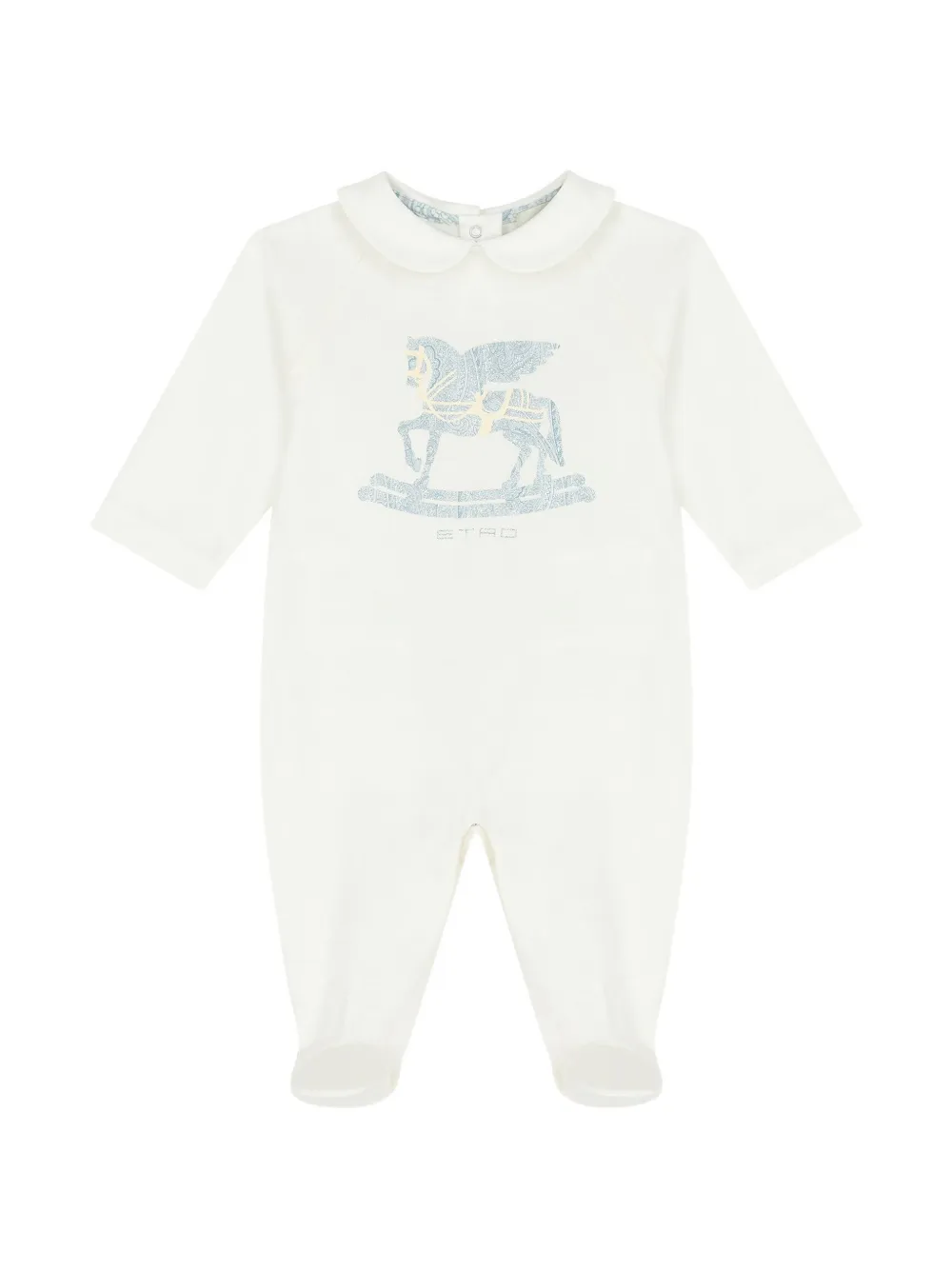 Horse-Motif Babygrow Set (Set Of Three)