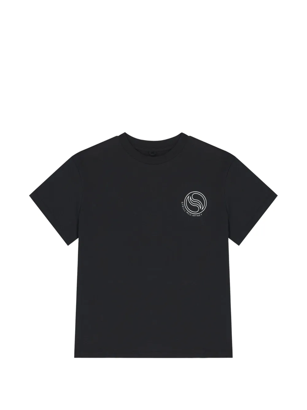 Stella McCartney Kids short-sleeve graphic-print T-shirt - Nero