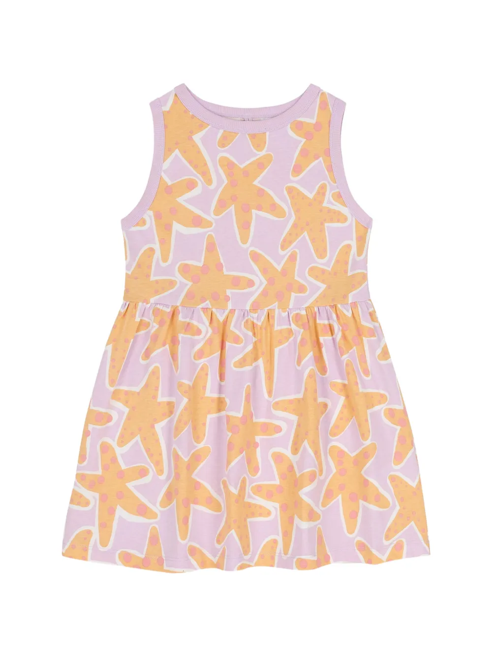Stella McCartney Kids starfish-print dress - Violett