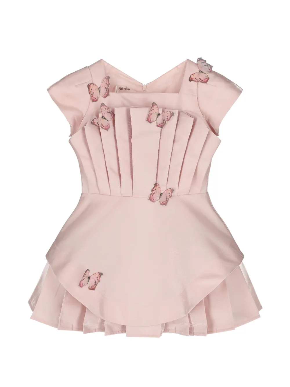 nikolia Abito Cote plissettato - Rosa