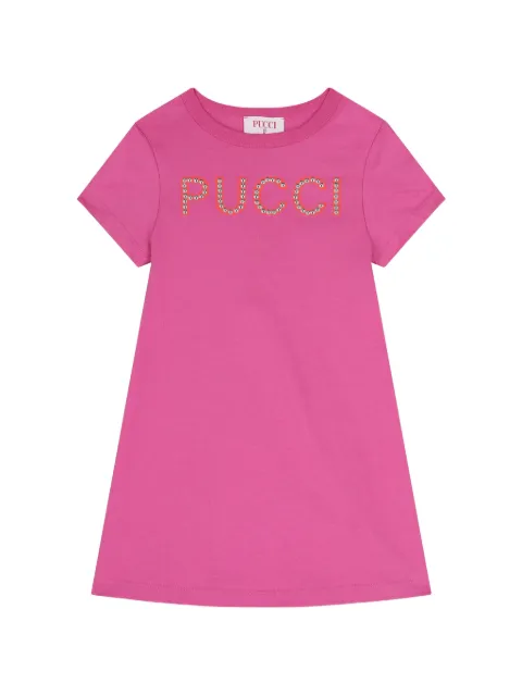 PUCCI Junior studded-logo dress