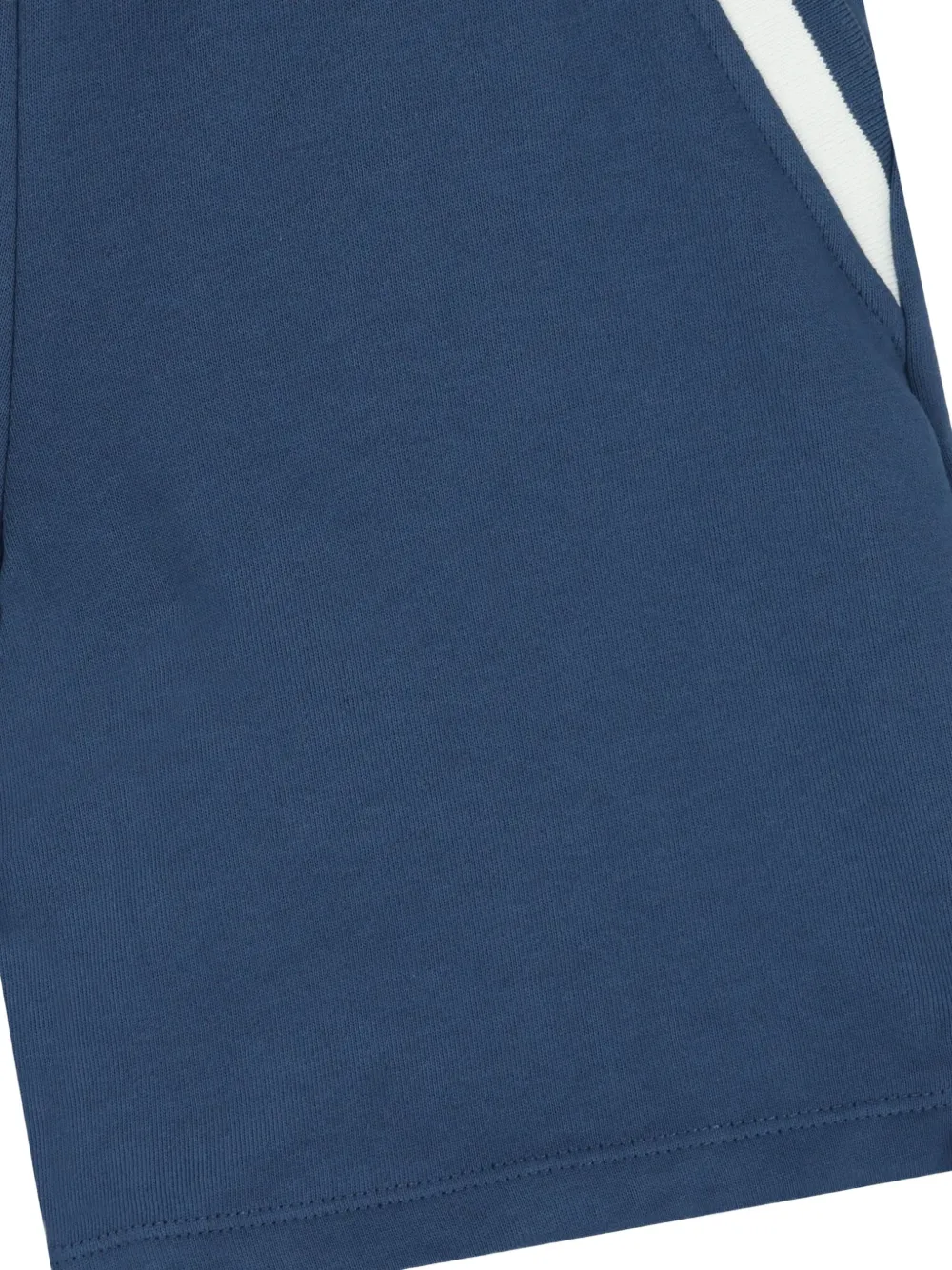 Stella McCartney Kids Shorts met contrasterende afwerking Blauw