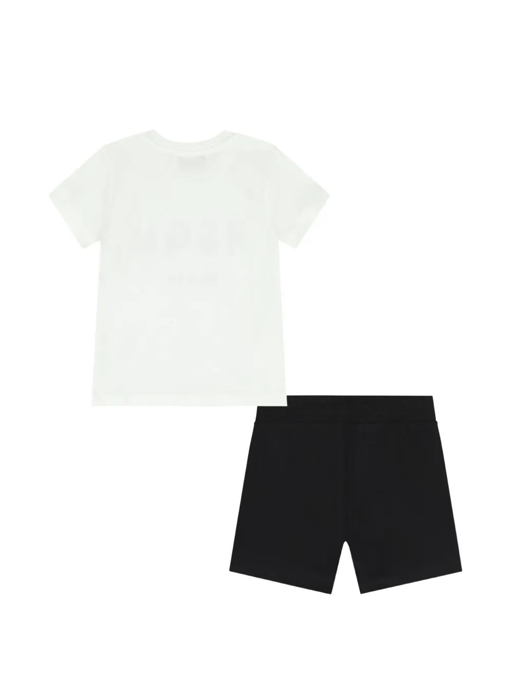  Msgm Kids Logo-print Shorts Set - White 