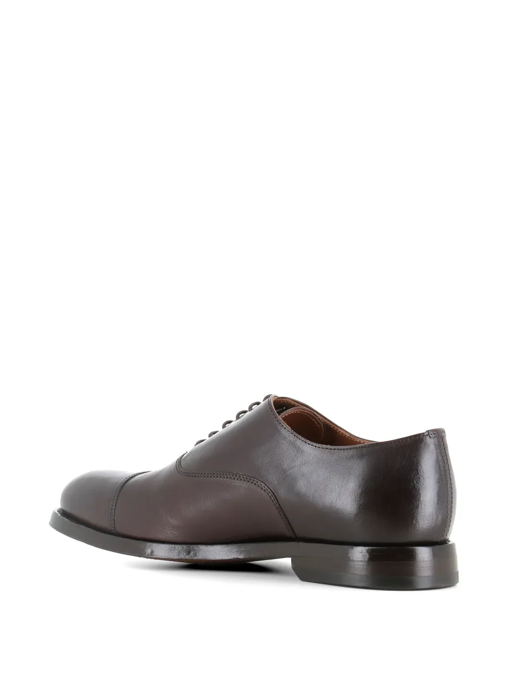 Green George Leren Oxford schoenen met neuskap Bruin
