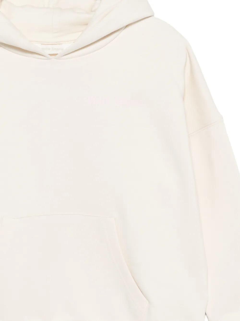 Palm Angels Kids Hoodie met zak Beige