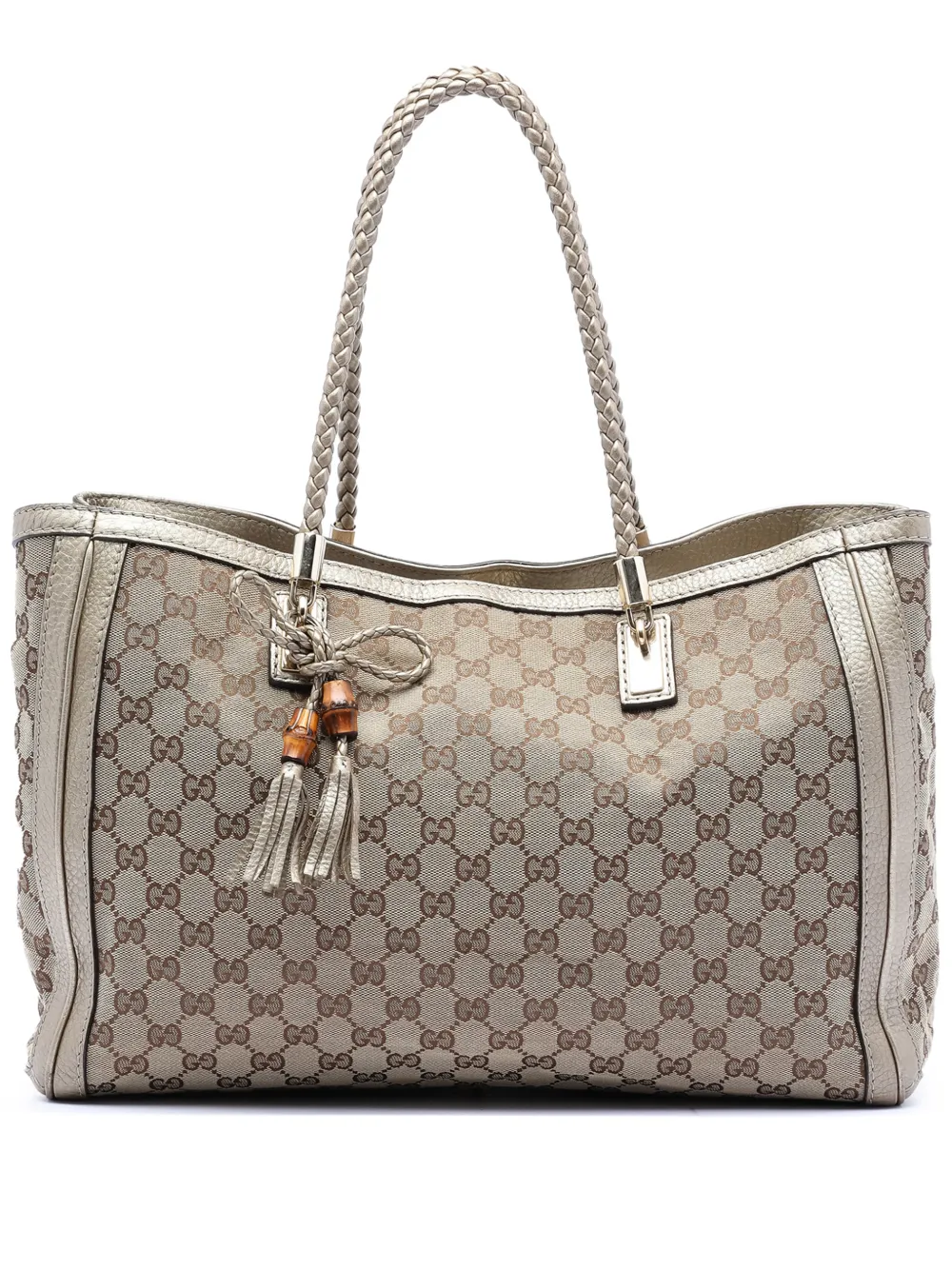 Gucci Pre-Owned 2016-2025 Medium GG Canvas Bella tote bag - Marrone