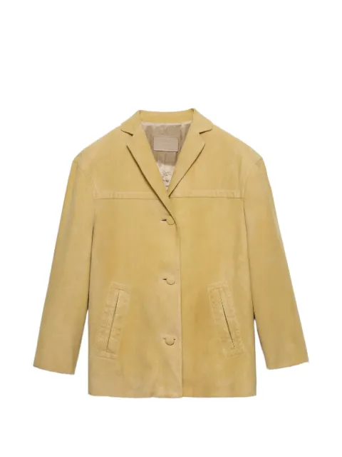 Prada suede caban jacket