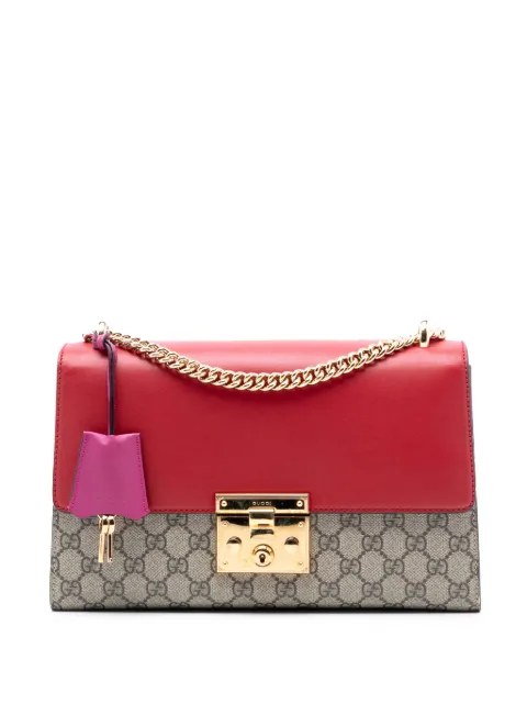 Gucci Pre-Owned 2016-2026 Medium GG Supreme Padlock shoulder bag