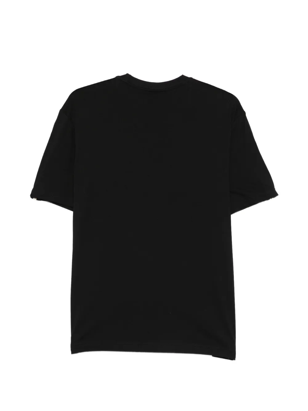 Ea7 Emporio Armani T-shirt met logodetail Zwart