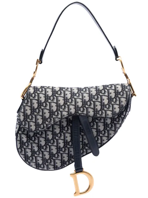 Christian Dior Pre-Owned 2020 Oblique Canvas Saddle Bag shoulder bag