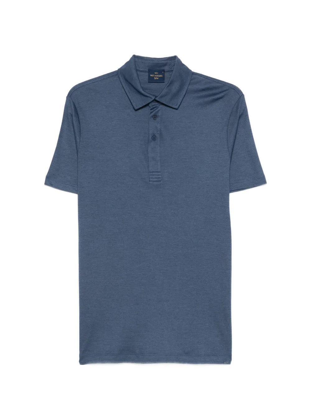 Paul & Shark buttoned striped polo shirt - Blu
