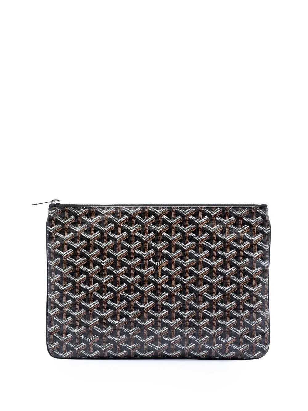 Goyard Pre-Owned 2015 Goyardine Senat MM clutch bag - Nero