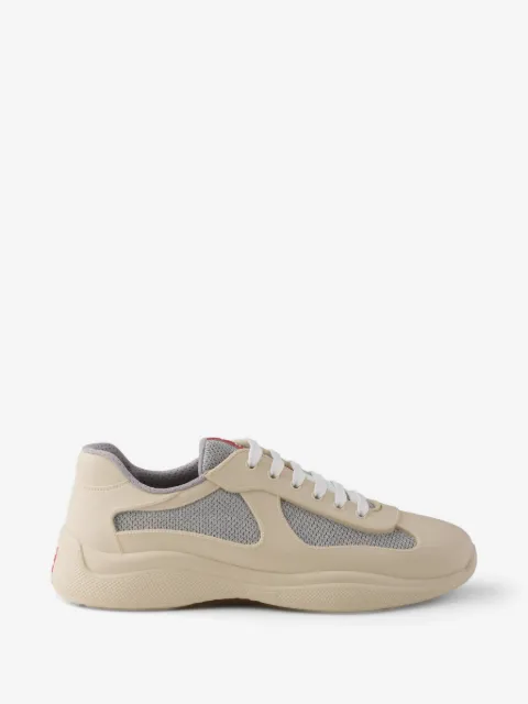 Prada America's cup soft rubber and bike fabric sneakers