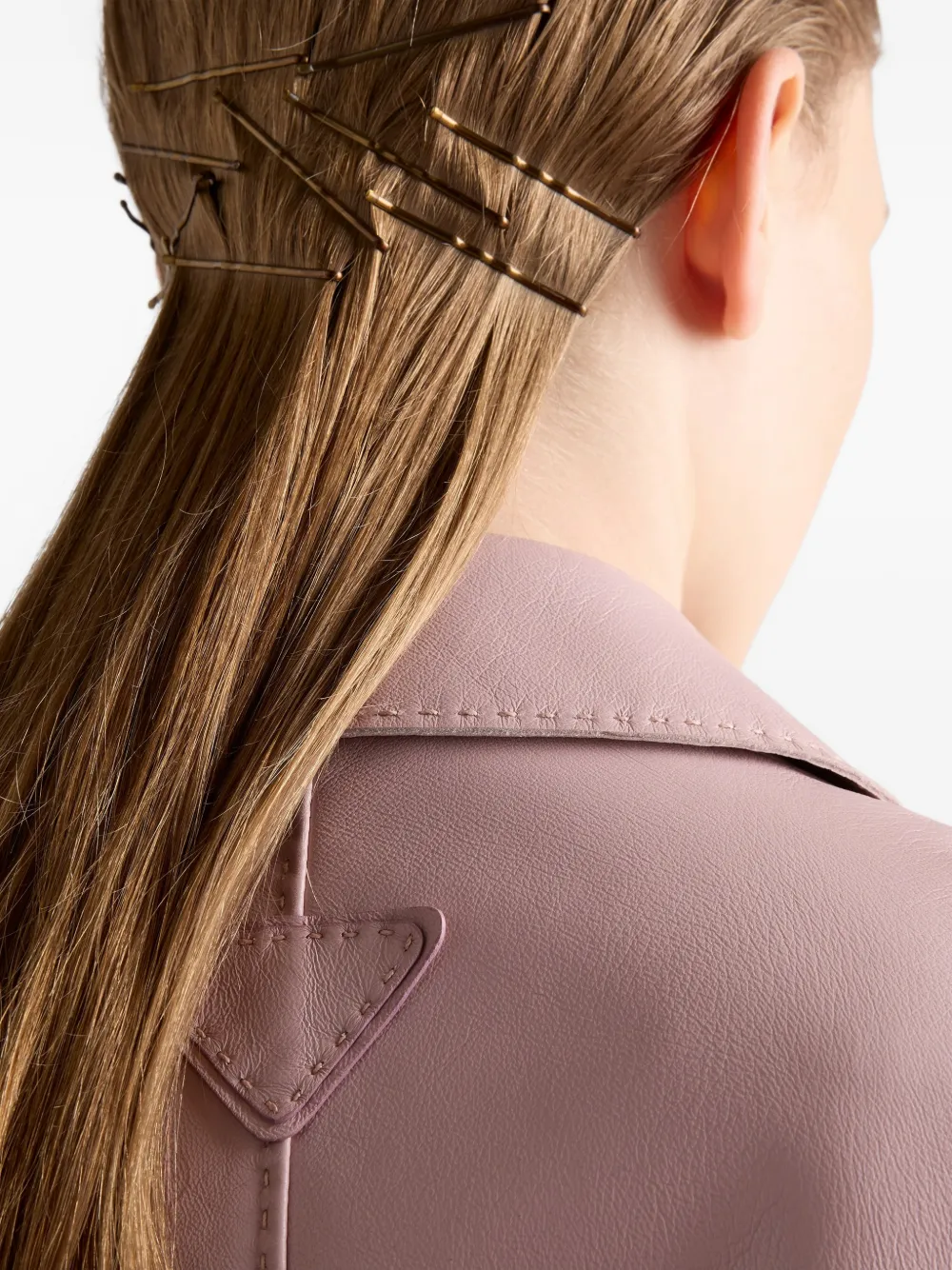 Prada Jas van nappaleer Roze