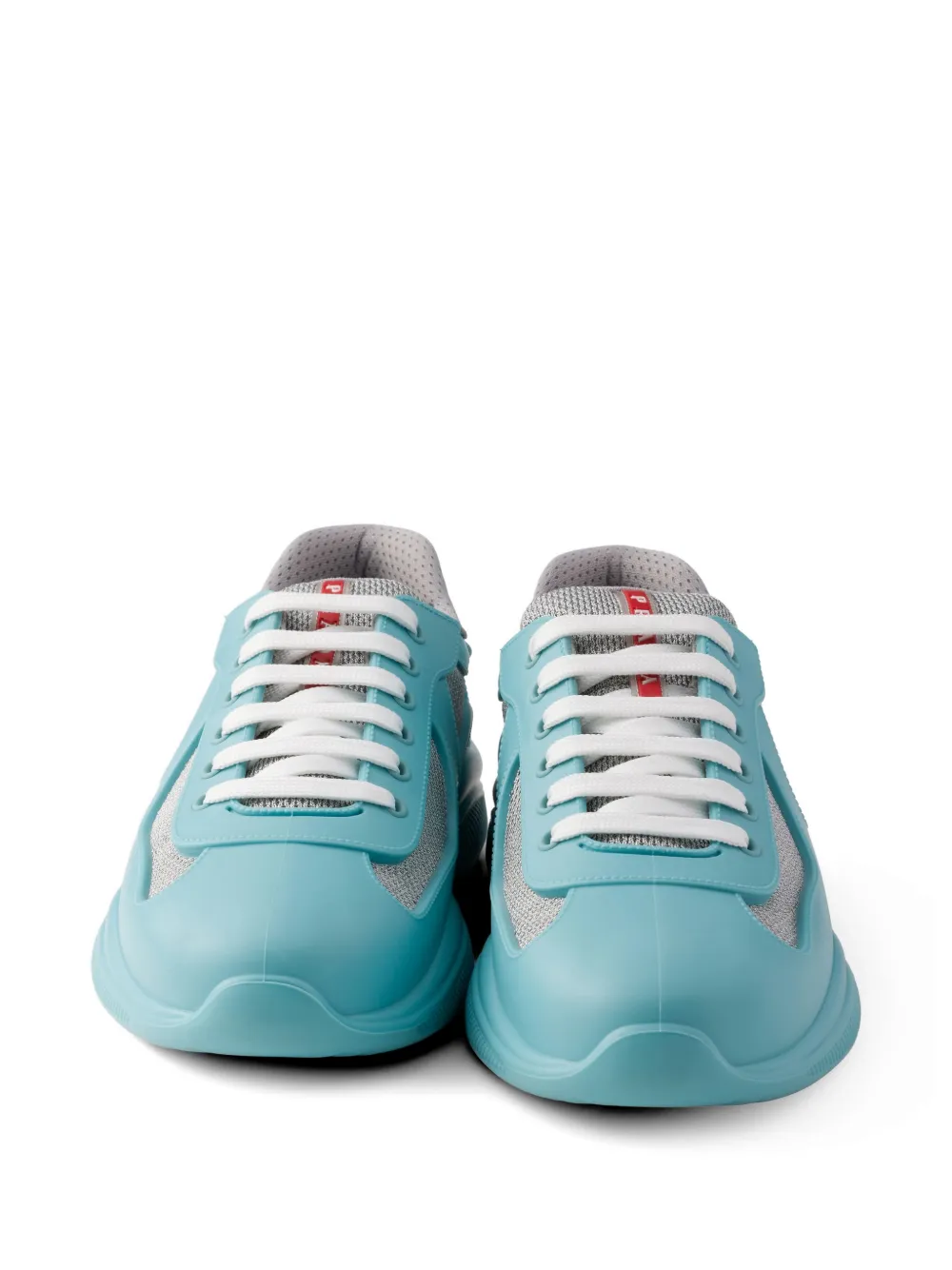 Prada America's Cup sneakers van fietsstof en rubber Blauw