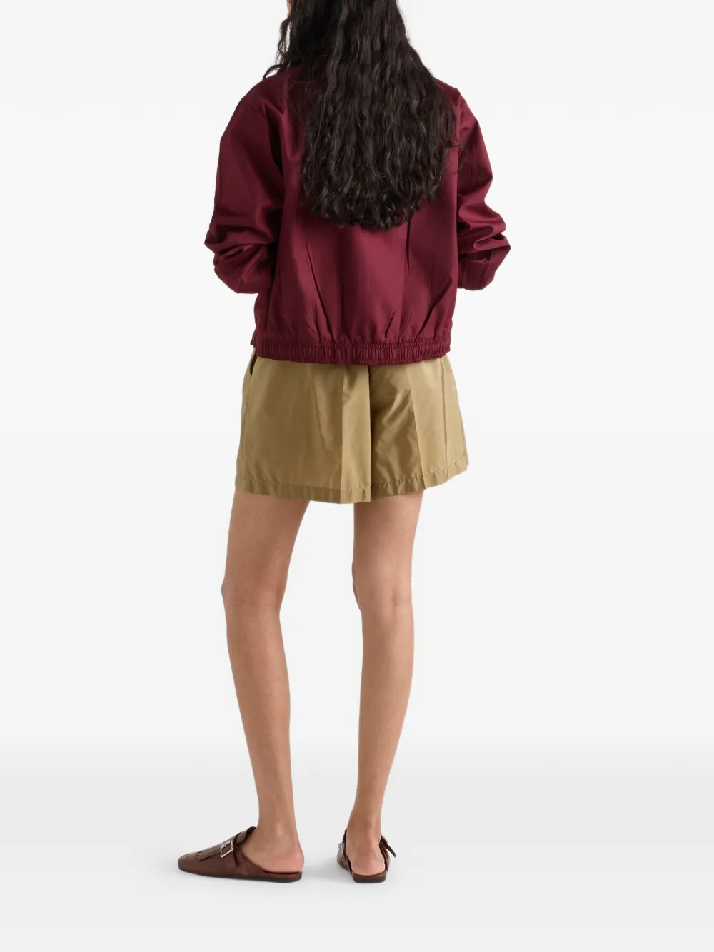  Prada Lightweight Re-nylon Bermuda Shorts - Neutrals 
