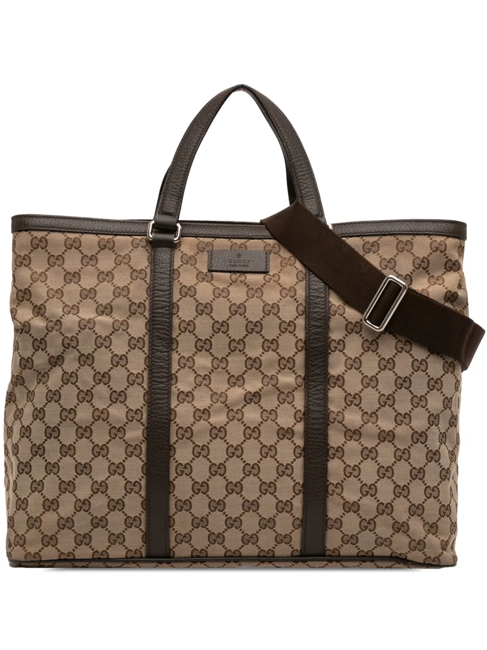 Gucci Pre-Owned 2016-2026 GG Canvas Joy Tote satchel - Marrone