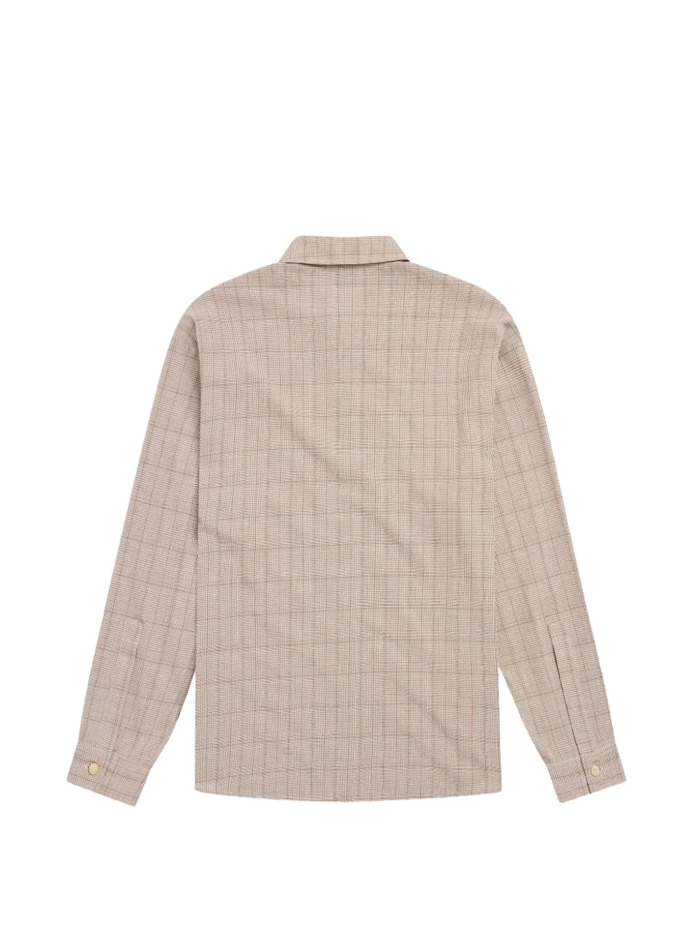  Krost Oversized Flannel Shirt - Neutrals 