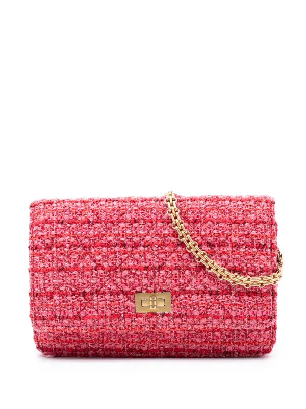 CHANEL Pre-Owned 2019 マトラッセ ツイード リイシュー 2.55