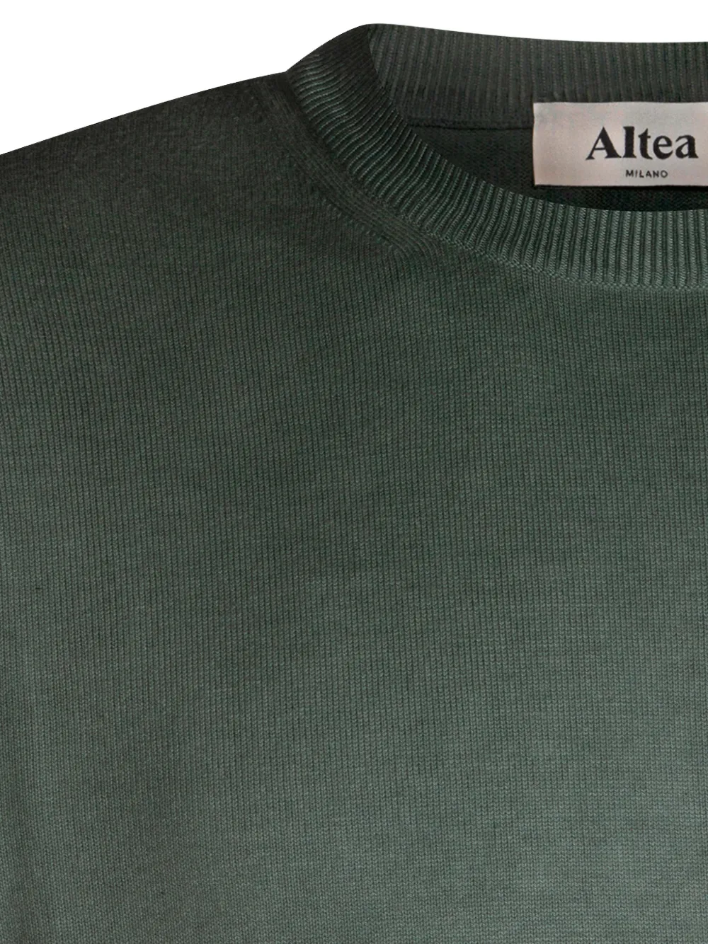 Altea Geribbelde sweater Groen