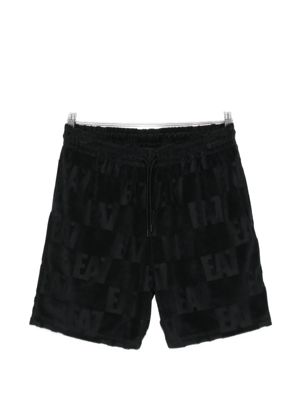 Ea7 Emporio Armani pattern shorts - Nero