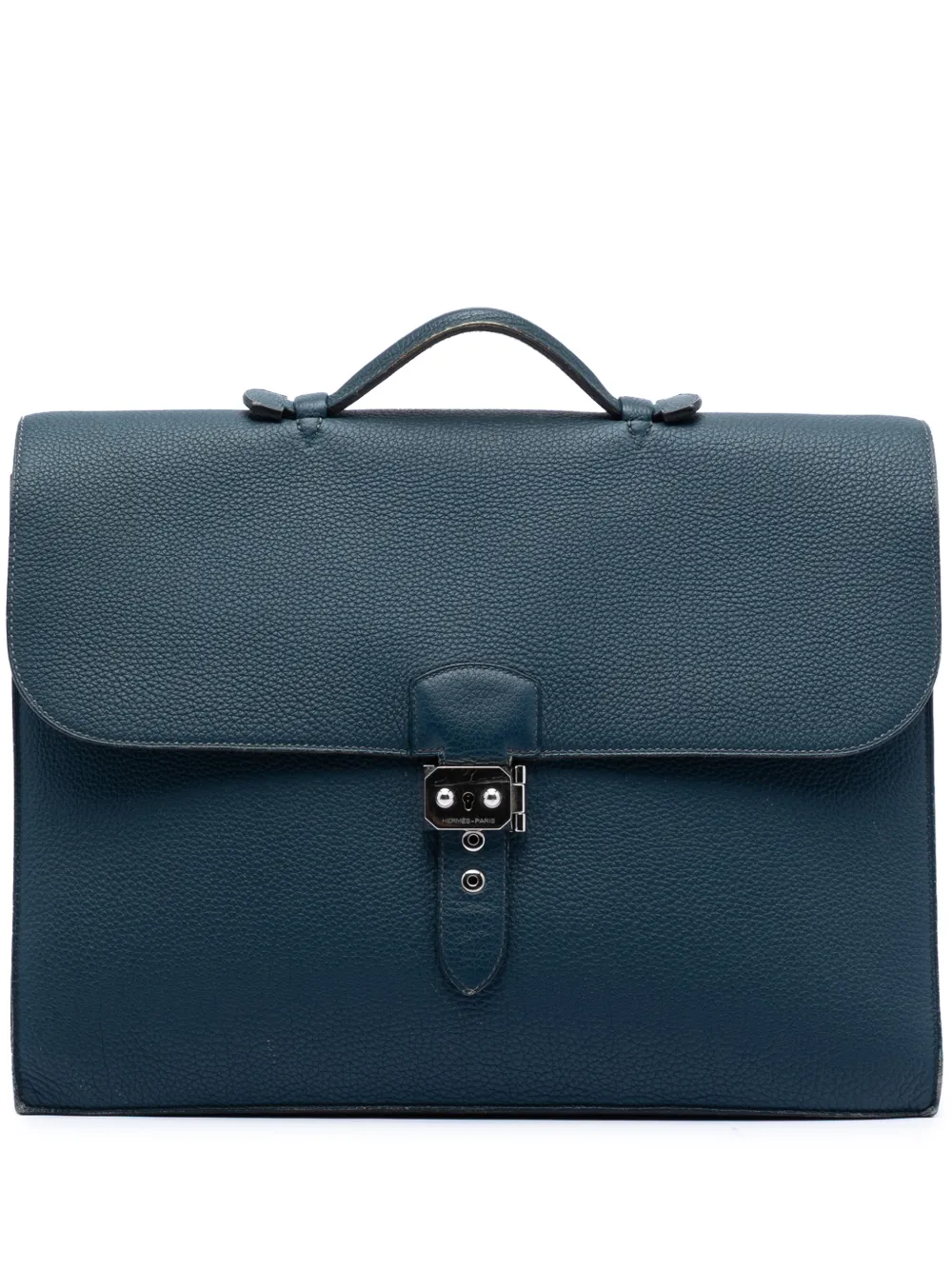 Hermès Pre-Owned 2014 Togo Sac A Depeches 38 business bag - Blu