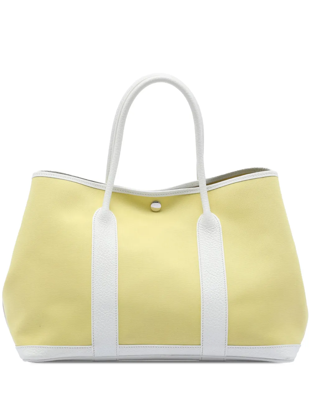 Hermès Pre-Owned 2014 Toile and Negonda Garden Party 36 tote bag - Giallo
