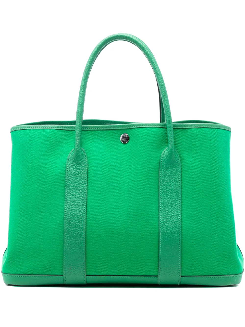 Hermès Pre-Owned 2014 Toile and Negonda Garden Party 36 tote bag - Verde