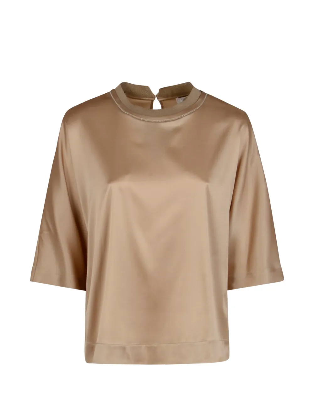 Peserico Camicia con perline - Toni neutri