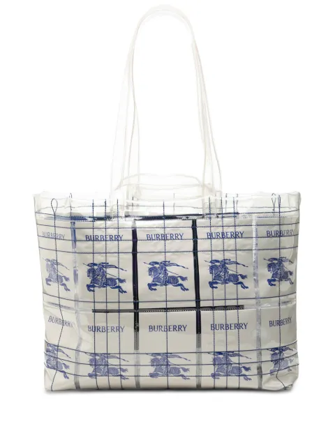 Burberry Pre-Owned EKD Label 聚氨酯透明斜挎包（2023-2025年典藏款）