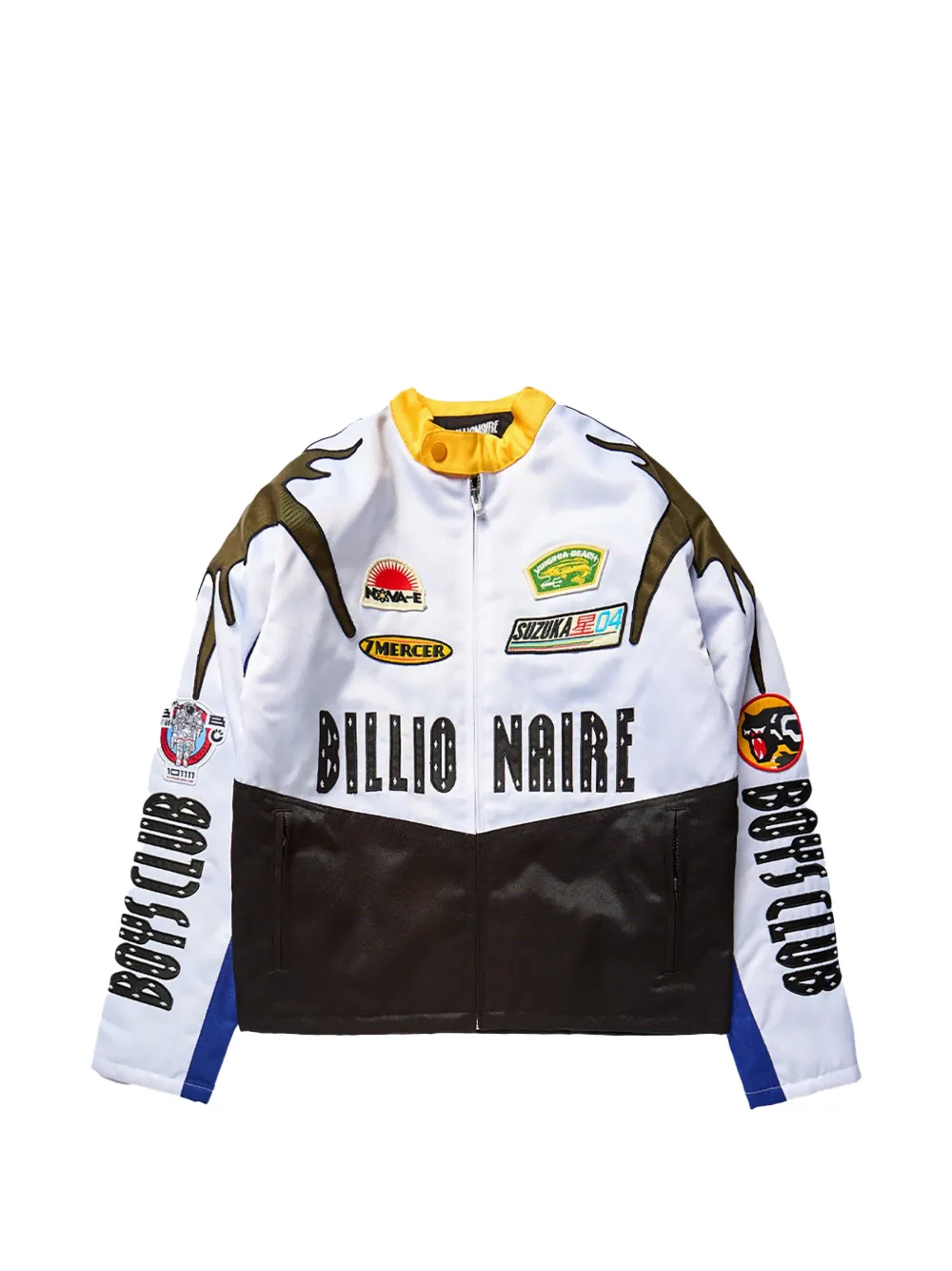 Billionaire Boys Club Mercer Mot logo-appliqué jacket - White