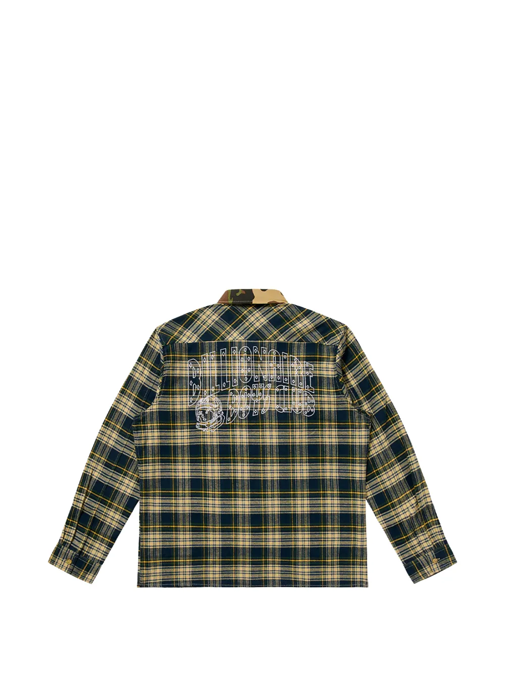 Billionaire Boys Club Geruit geweven met camouflageprint Blauw