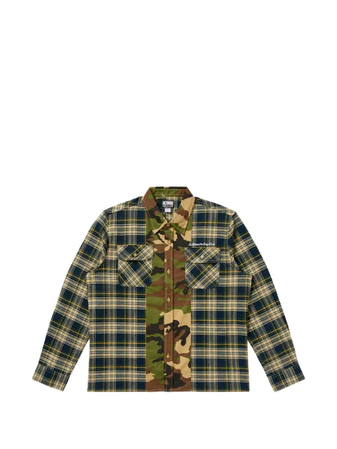 Billionaire Boys Club camouflage check woven