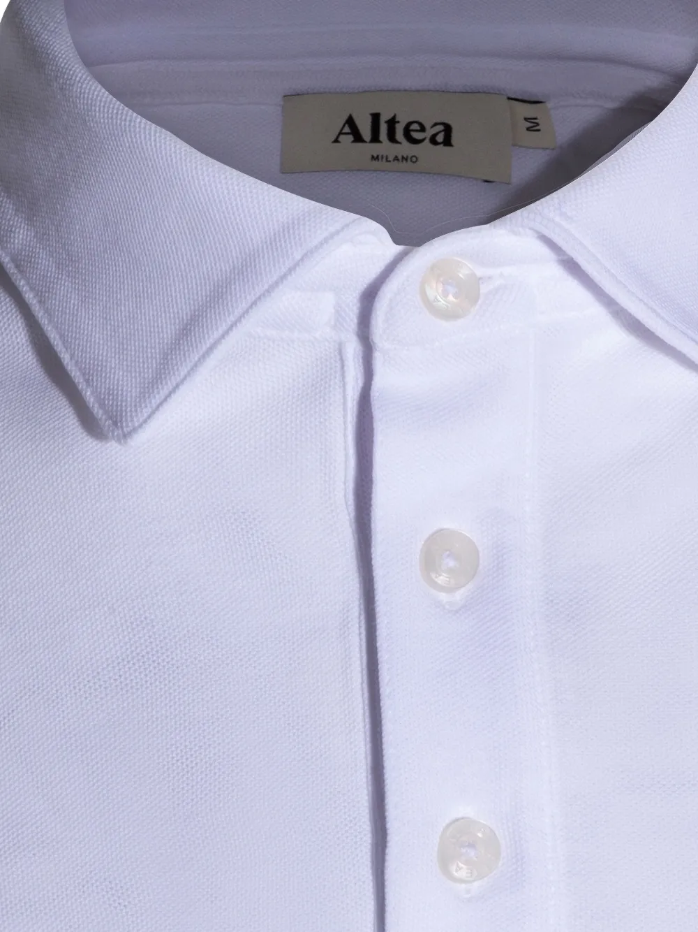  Altea Button Polo T-shirt - White 
