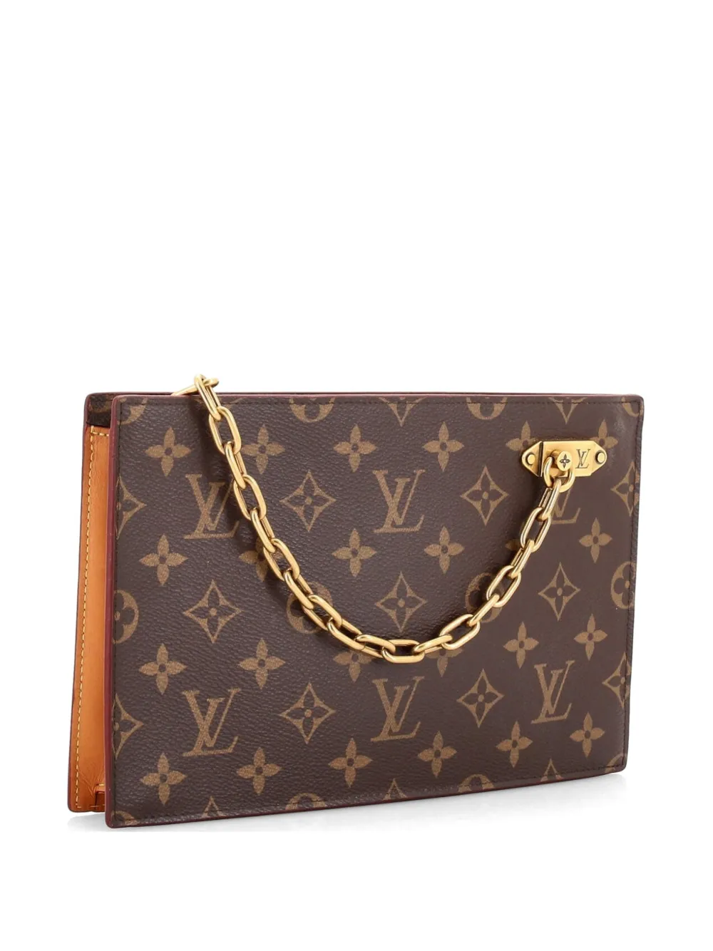 Louis Vuitton Pre-Owned Legacy Chain Monogram Canvas clutch bag - Marrone