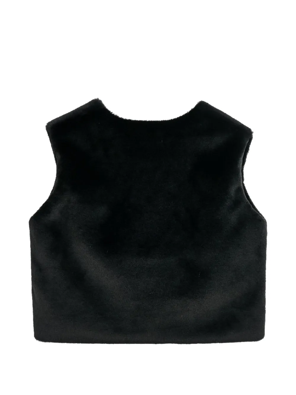  Tulleen Plush Faux-fur Gilet - Black 