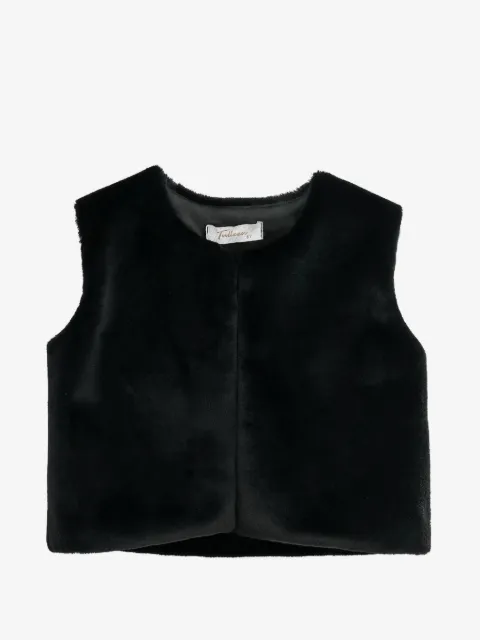 Tulleen plush faux-fur gilet