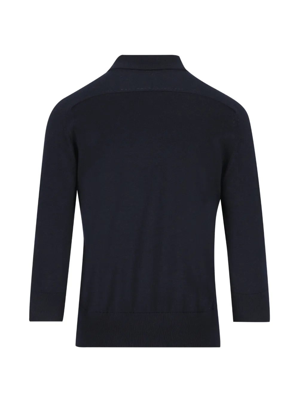  Loro Piana Collared Polo Top - Blue 