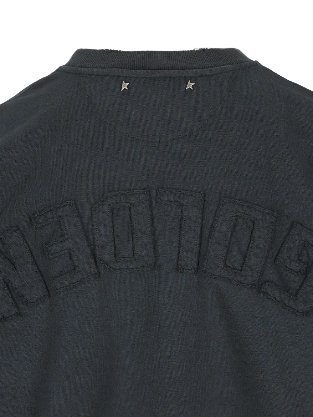 Golden Goose Katoenen T-shirt met logopatch Grijs