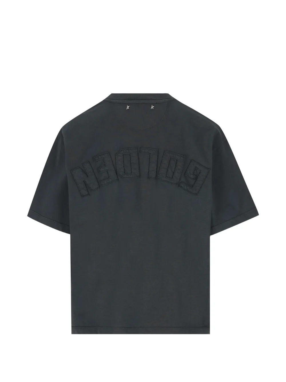 Golden Goose Katoenen T-shirt met logopatch Grijs