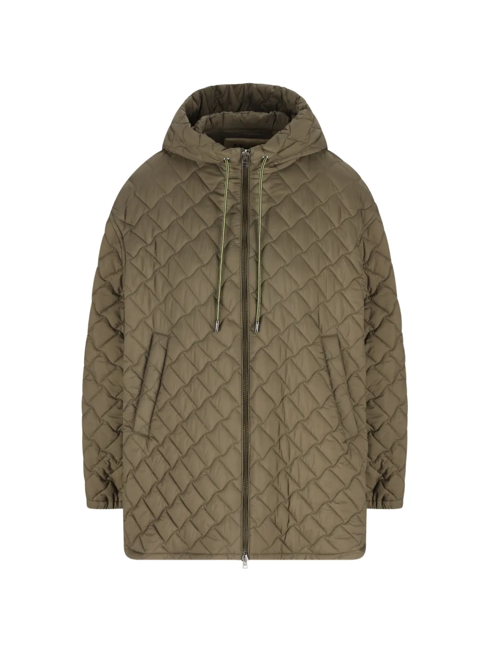Herno quilted hooded jacket - Verde