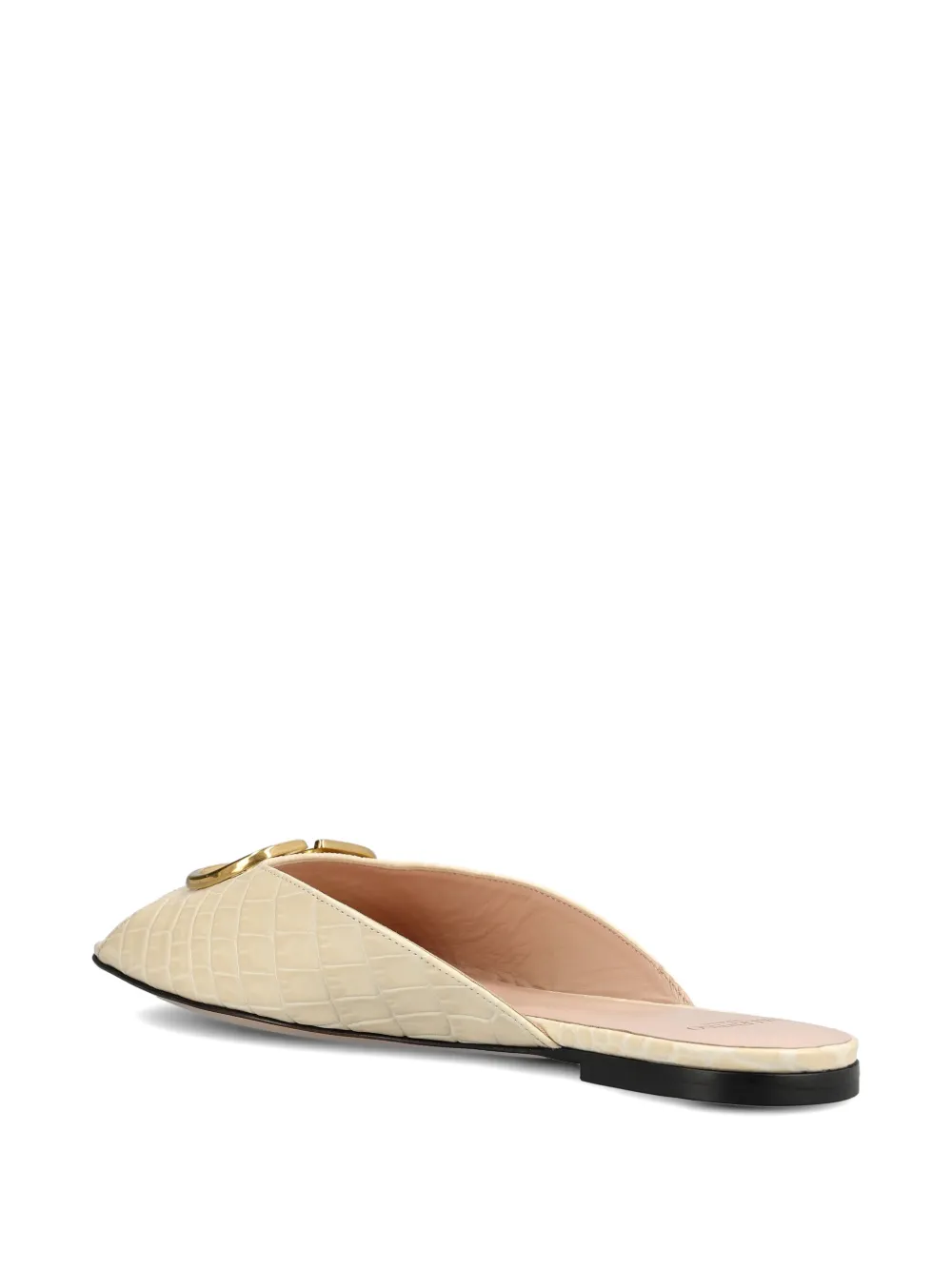 Valentino Garavani Sandalen met logodetail Geel