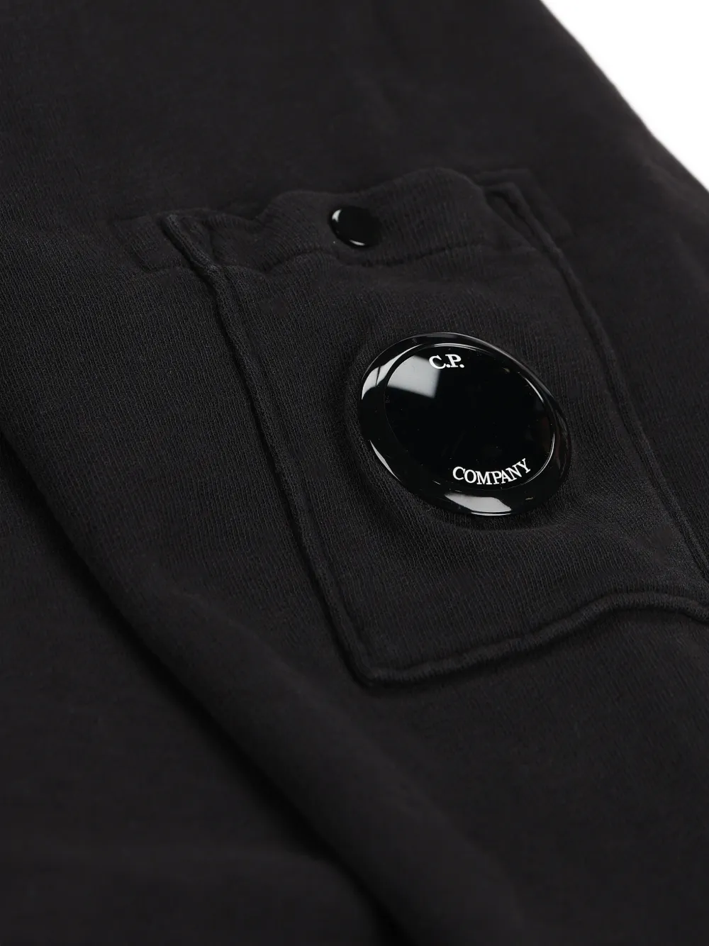 C.P. Company Sweater met knoopdetail Zwart